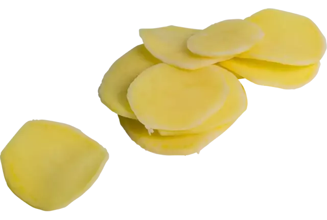Aardappel schijf 2mm zak 1kg stuk